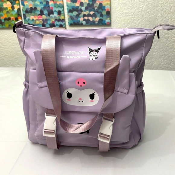 Other - Cartoon Cute Kuromi Shoulder Crossbody Tote Bag.